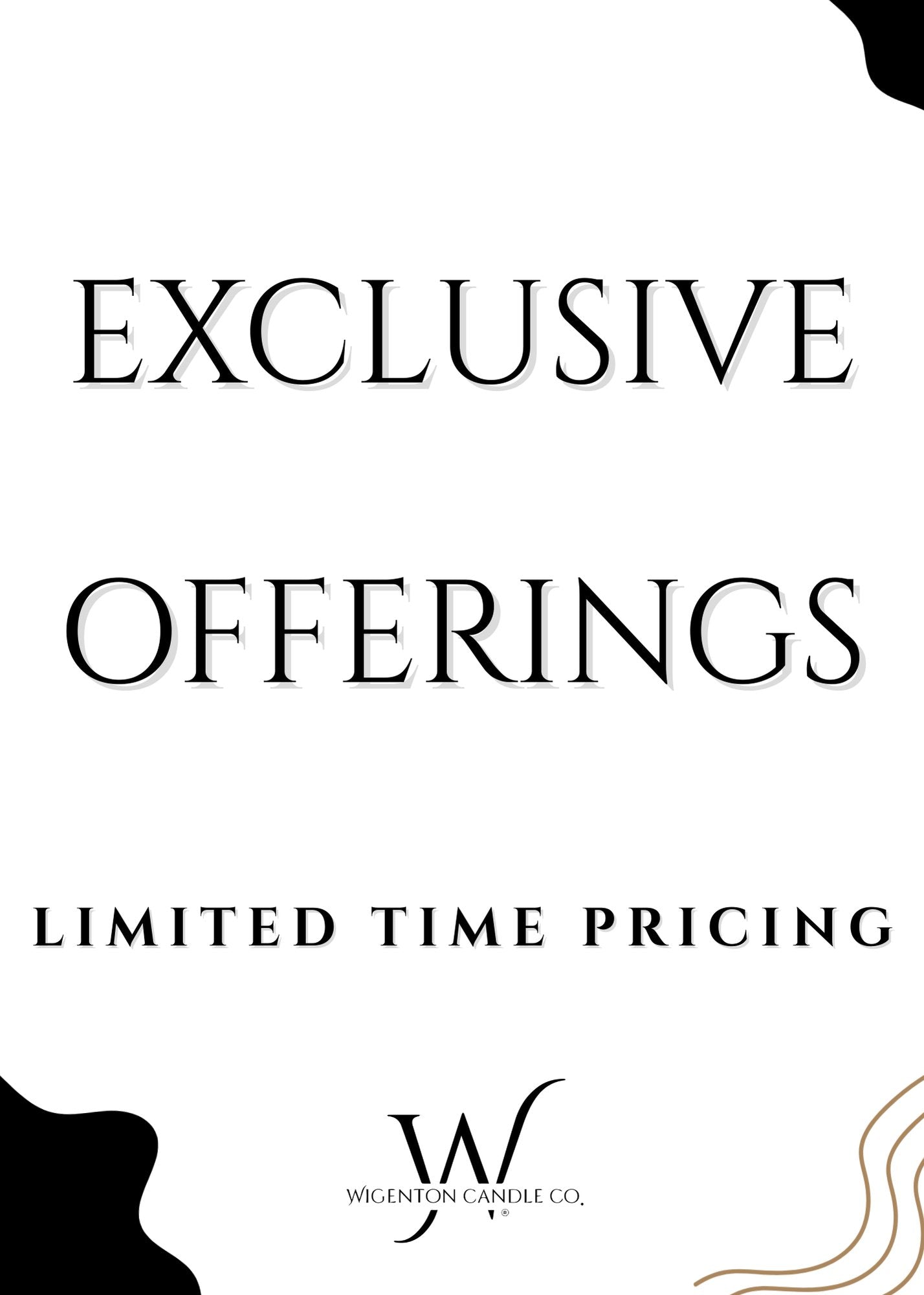 Treat yourself or find the perfect gift. Explore our selection of Wigenton Candle Co. products, all available at special prices.