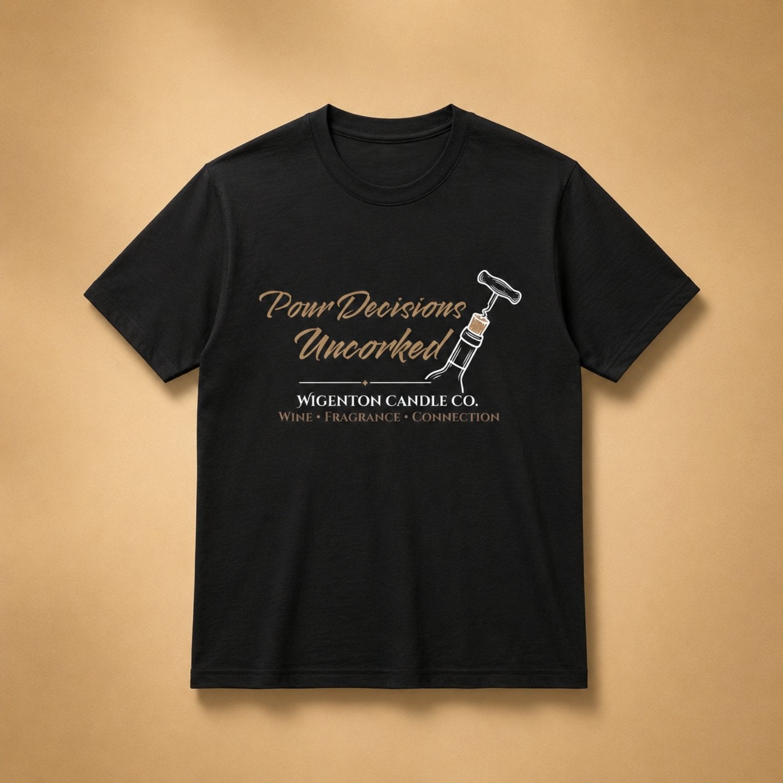 Pour Decisions: Uncorked Tee • Black