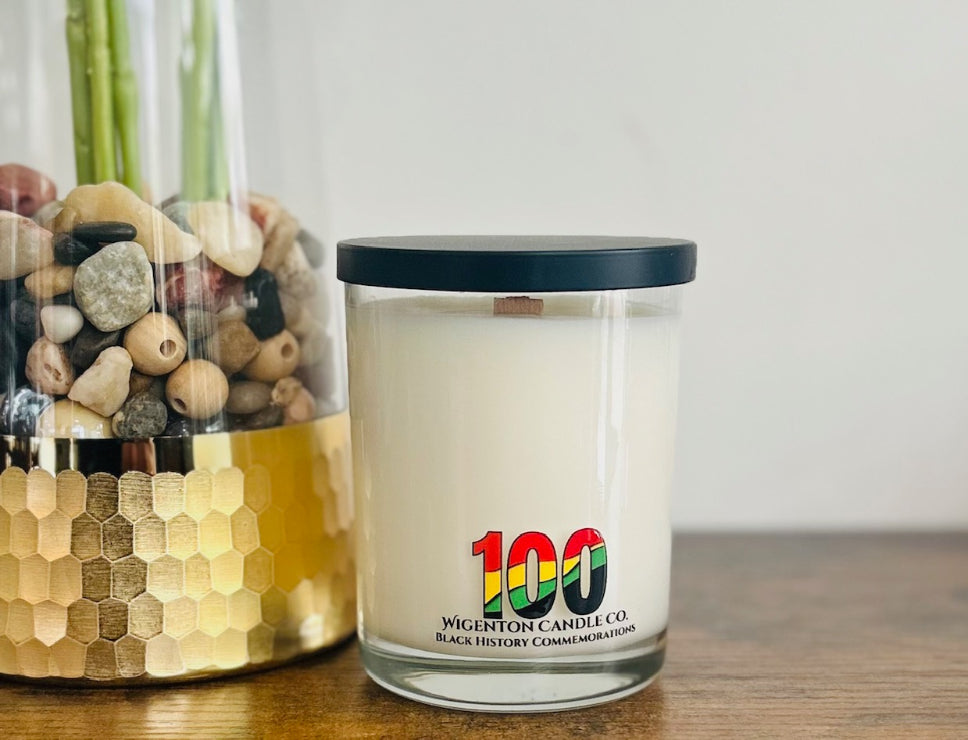 100 Black History Commemorations - custom poured or selected for candle making at Wigenton Candle Co.
