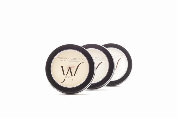 Try the discovery size before committing to the full candle jar. Our discovery tins are a perfect try me size in 3oz these tins will offer you a clean burn for approximately 21 hours.  