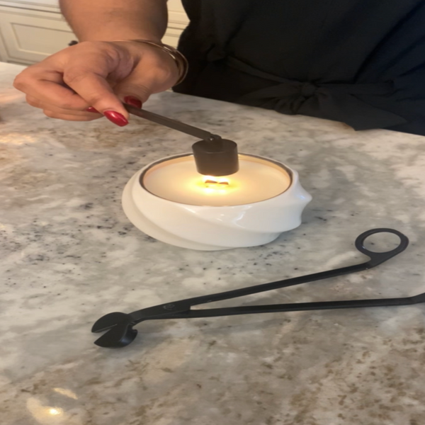 Matte Black Candle Snuffer